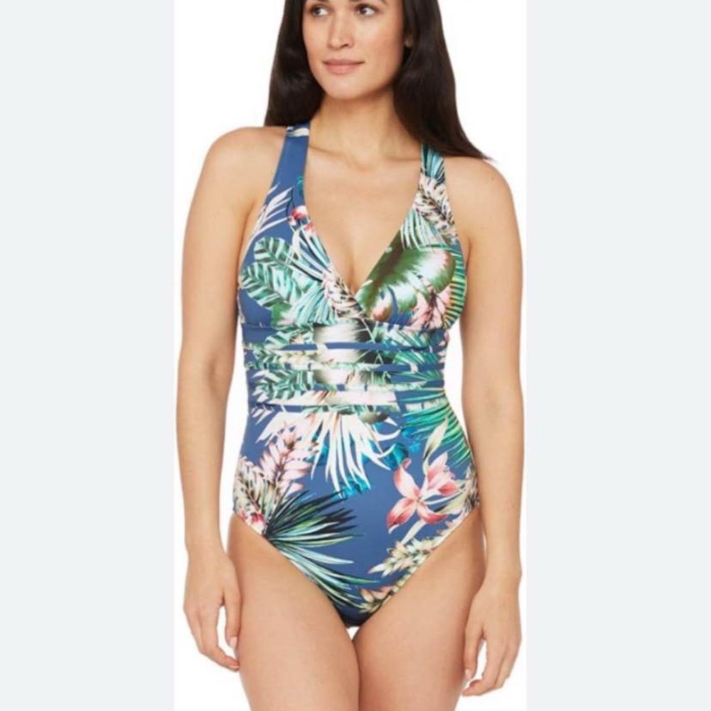 La Blanca Tropical Rain One Piece Blue Moon